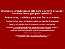 Tablet Screenshot of jumbosom.com.br